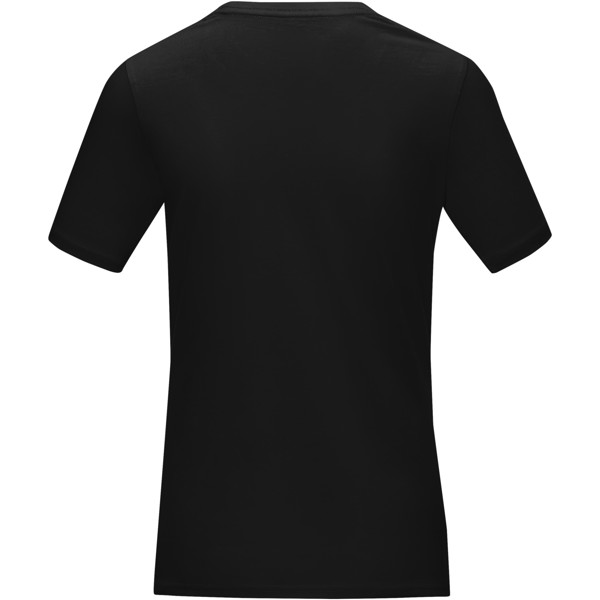 T-shirt para mulher orgânica "Azurite" - Preto liso / S