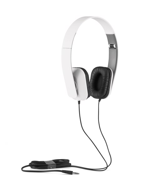 GOODALL. Skládací a nastavitelná sluchátka ABS - Bílá