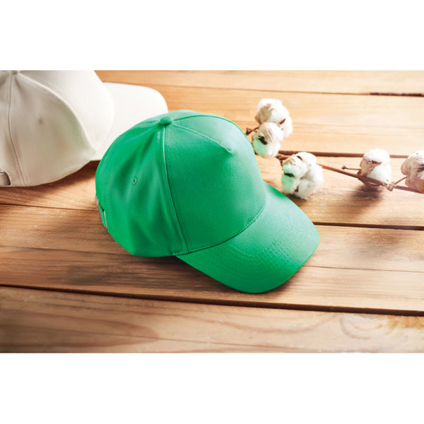 Boné baisebol algodão orgânico Bicca Cap - Branco