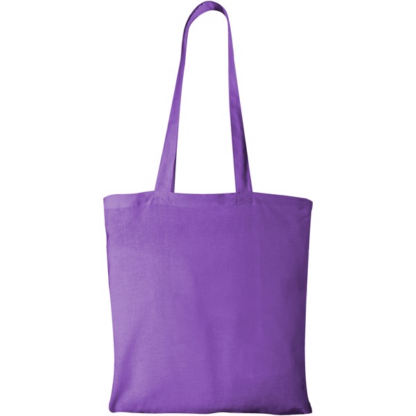 Carolina 100 g/m² cotton tote bag 7L - Lavender