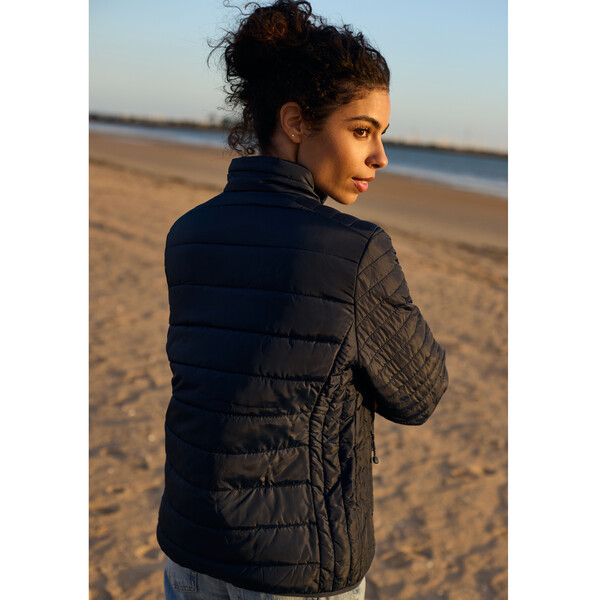 Doudoune femme en polyester recyclé - BLACK / XS