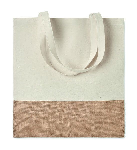 Bombažna nakupovalna torba India Tote, 160 gr/m²