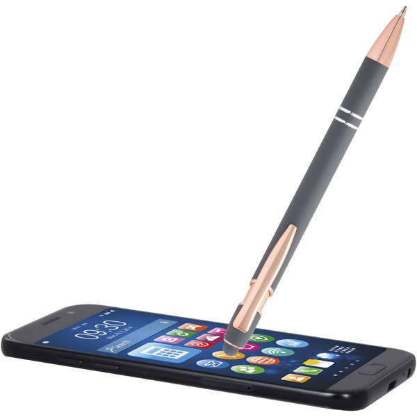 Nanna ballpoint pen with rose gold finish (blue ink) - Twilight Grey