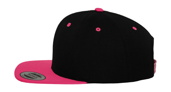 Classic Snapback 2-Tone Cap - Royal / Orange / ONE SIZE