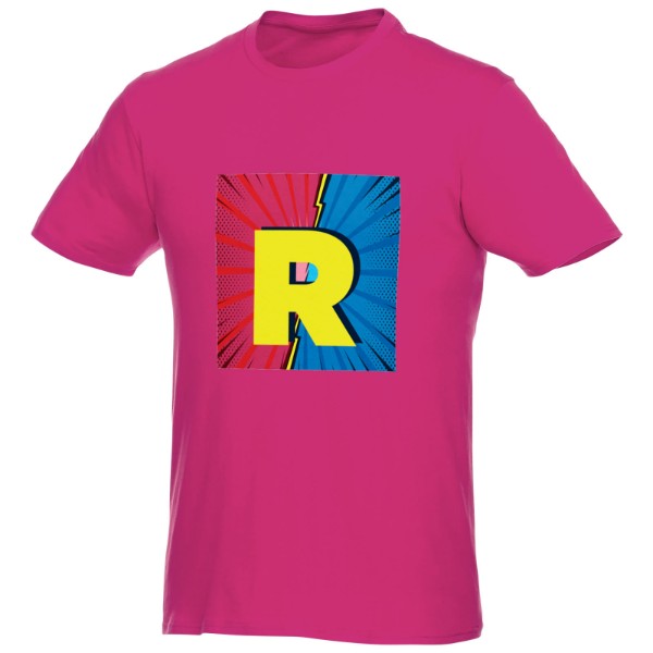 T-shirt homme manches courtes Heros - Magenta / 2XL