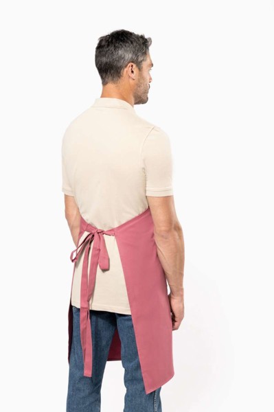 Cotton Apron With Pocket - Olive Camouflage