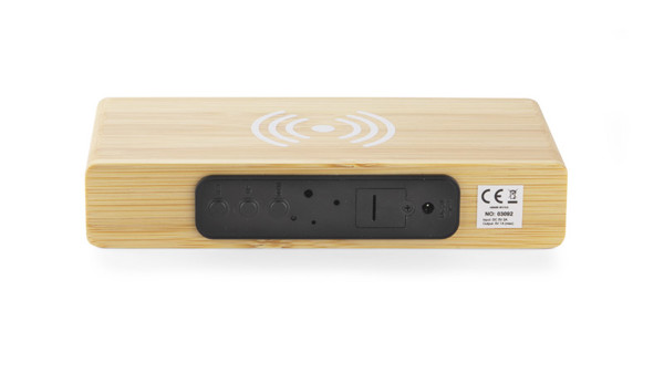 Wireless charger desk clock INDUCTO