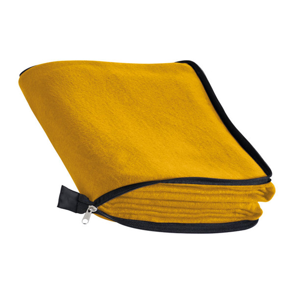 2in1 Fleece Blanket/Pillow Radcliff - Yellow
