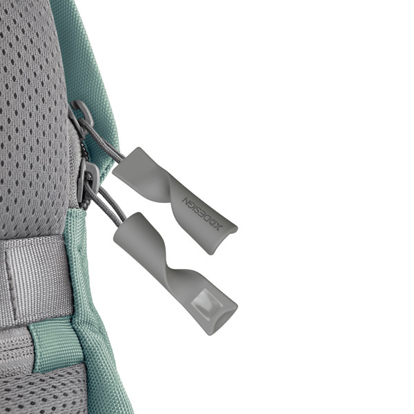 Xd Design Bobby Soft backpack, 15.6 inch, rPET - Mint Green / Light Grey