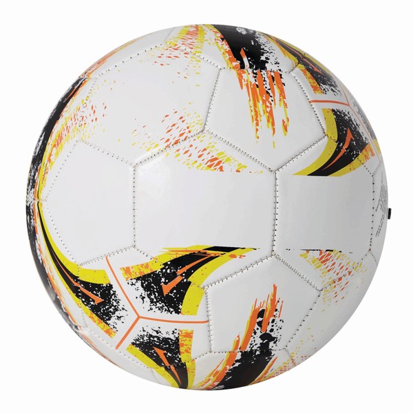Football size 5, pvc glossy, 260-280g - Black / White