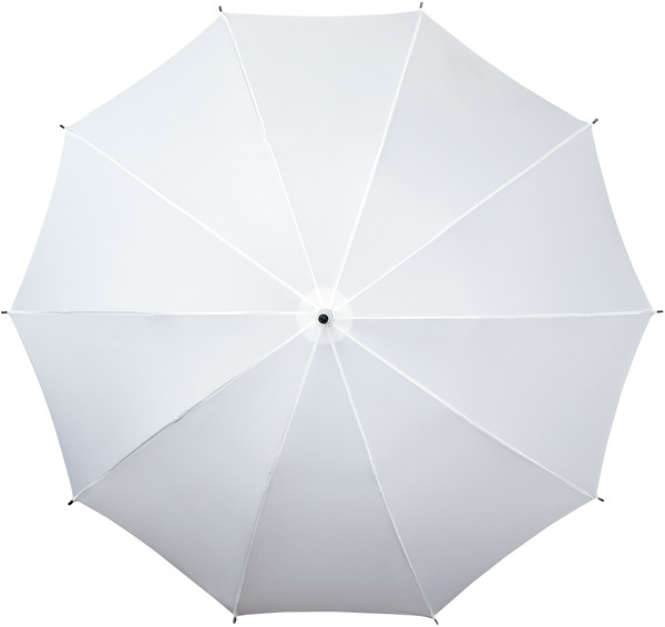 FALCONE - Parapluie avec bandoulire - Manuel - Impermable au vent -  100 cm - Blanc