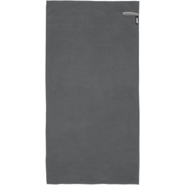 Serviette Pieter certifiée GRS ultra-légère et à séchage rapide 50 x 100 cm - Gris