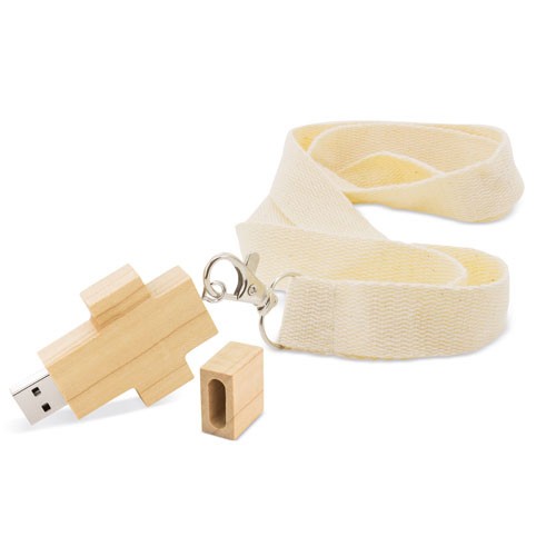 USB CRUZ DE BAMBÚ 32GB