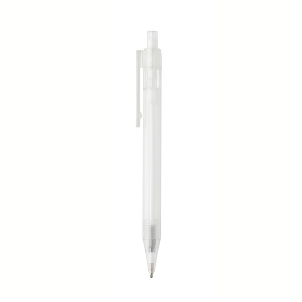 GRS RPET X8 transparent pen - White