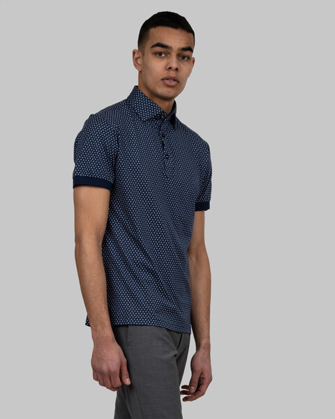 Polo 131 Navy Print S