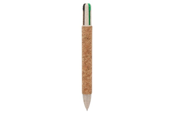 Ball pen 4-color Cork