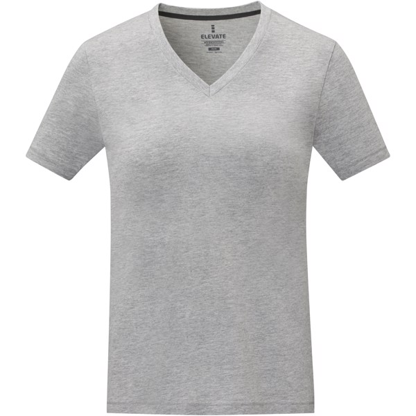T-shirt Somoto manches courtes col V femme - Gris / M
