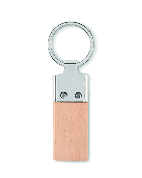 Porte-clés en hévéa Llaving