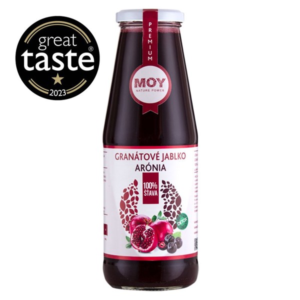 MOY NFC 100% šťava GRANÁTOVÉ JABLKO+ARÓNIA 700ml