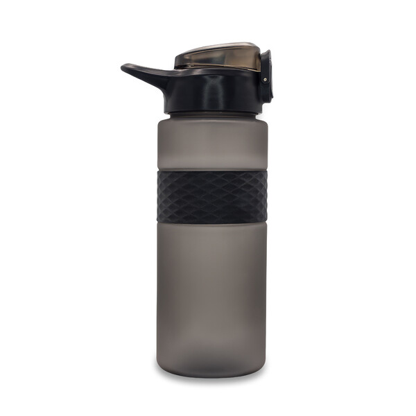 700 ml Noviq water bottle with a straw - Black