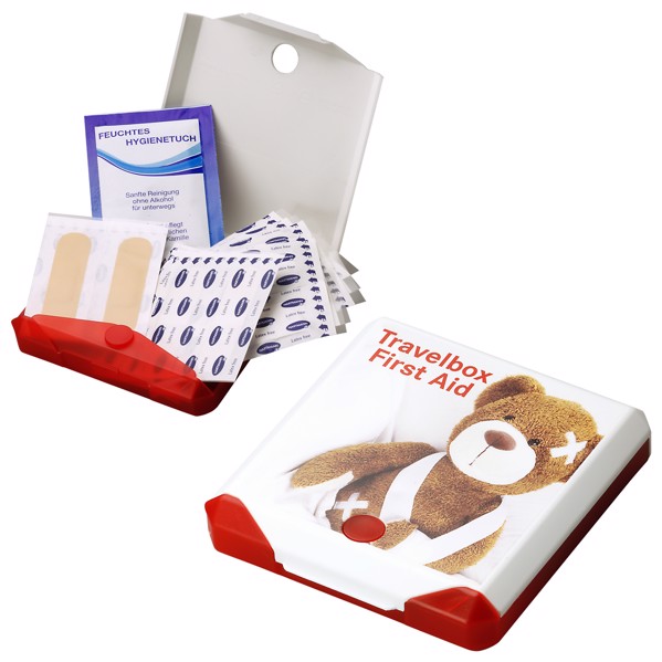 Boite De Voyage "Premiers Secours" - Blanc / Trend-Rouge Pp
