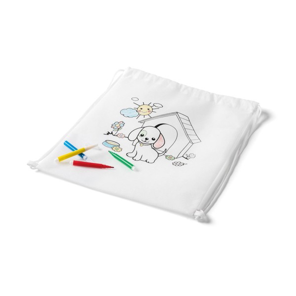 DRAWS. Dětská taštička na barvení (80 g/m²)