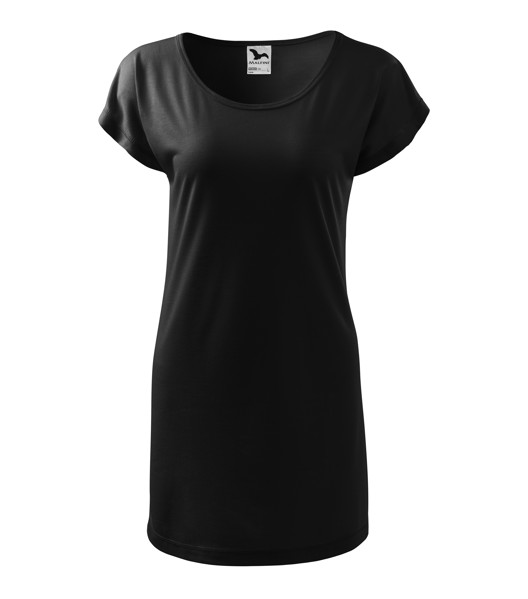 Tričko/šaty dámské Malfini Love - Černá / XL