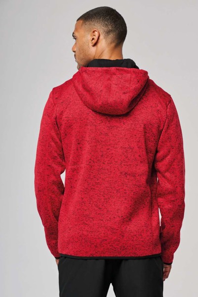 Muška Heather jakna s kapuljačom - Dark Grey Melange / L