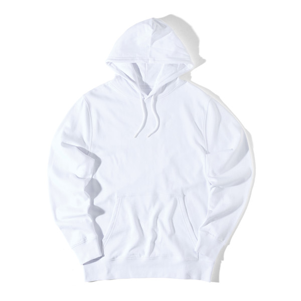 Lehká mikina s kapucí Iqoniq Rila z recykl. bavlny - Recycled White / S