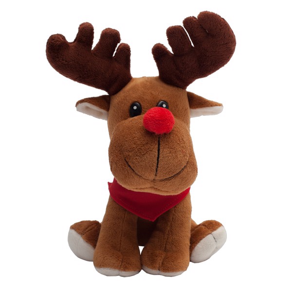 Happy Reindeer cuddly toy