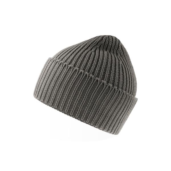 Gorro Oak, 60% Polylana/ 40% Acrílico - Cinza Mesclado Escuro
