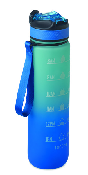 Bouteille de sport RPET 1L Activate - Bleu Royal