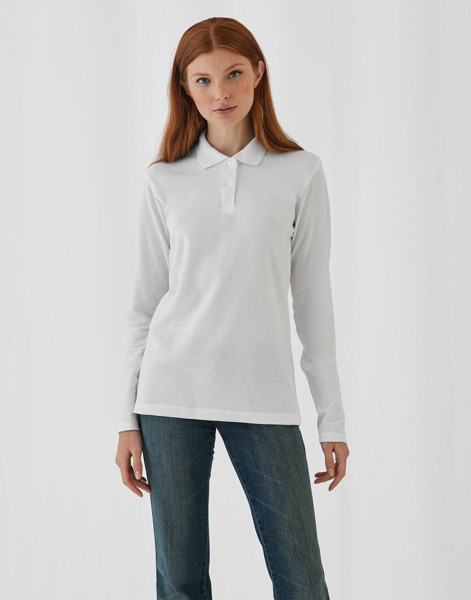 Id.001LSL / Women Polo - White / XS