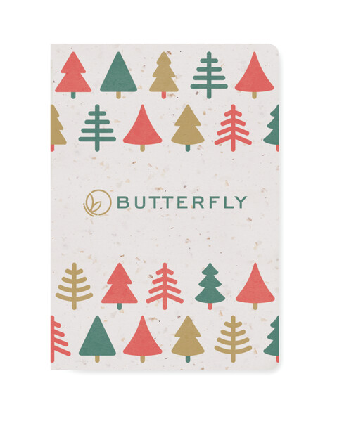 A5 coffee paper soft cover notebook with your design printed sheets - Full colour