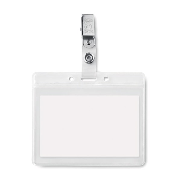 Clipbadge PVC holder, 95x80 mm