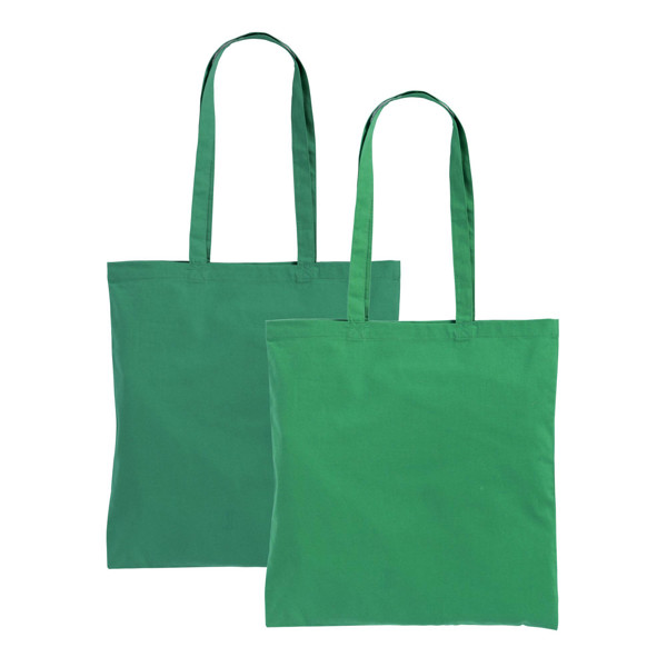 220 G/M2 Cotton Shopping Bag, Long Handles - Different Shades Within The Same Batch