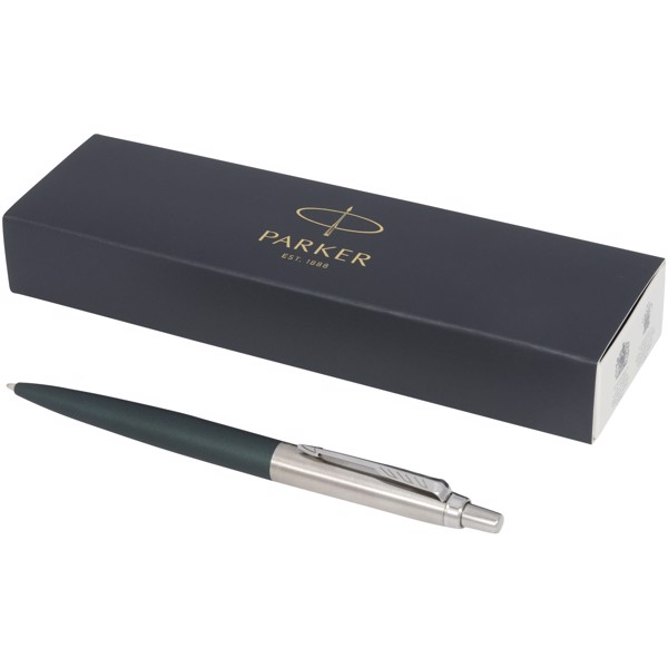 Parker penna a sfera opaca con finiture cromate Jotter XL (inchiostro blu) - Verde