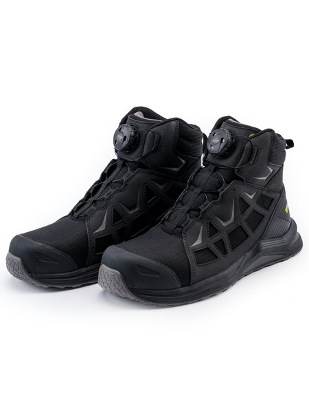 9517 ORYX MID CUT S3S Black/Grey 45