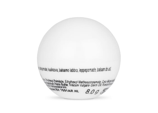 Lipbalm round ball - White