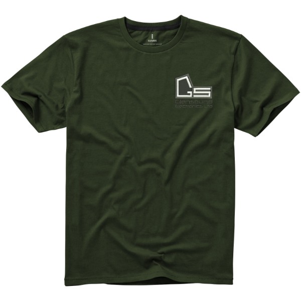 Camiseta de manga corta para hombre "Nanaimo" - Verde Militar / L