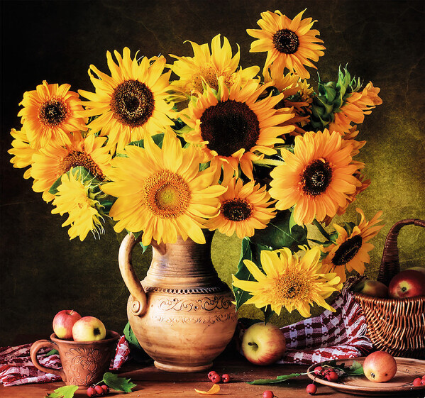 Nástěnný kalendář Kytice vázanka 12 × 48 cm