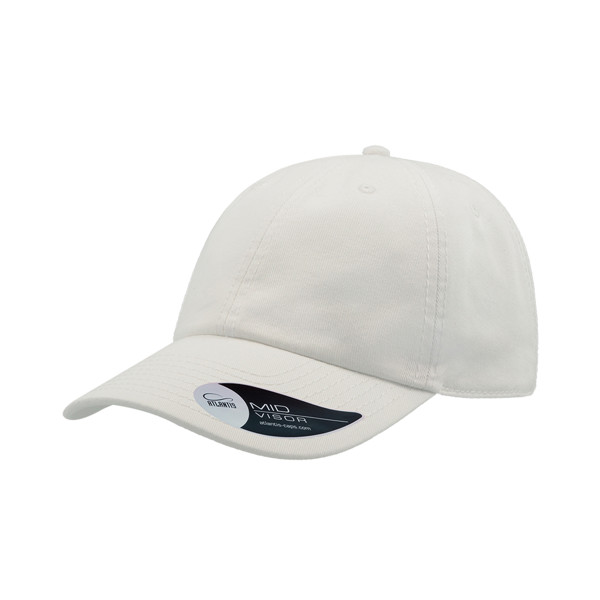 Boné Dad Hat, 100% Algodão Lavado Chino - Branco
