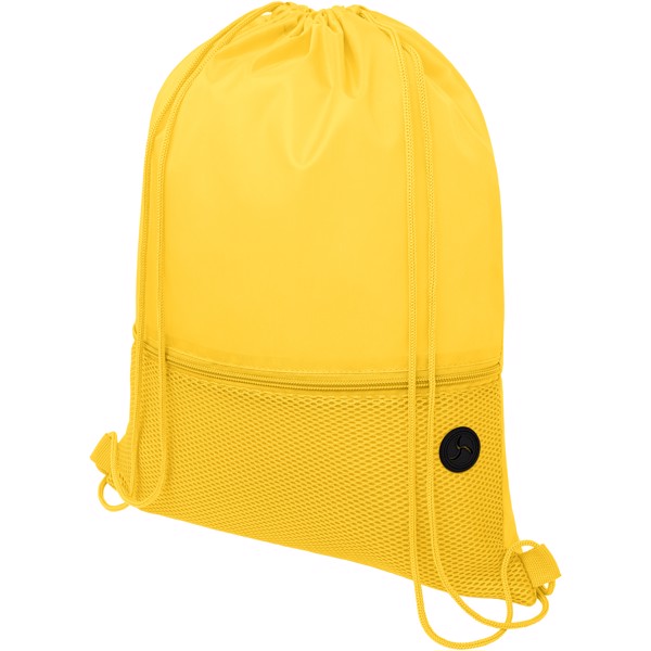 Zaino Oriole in mesh con cordoncino - 5L - Giallo