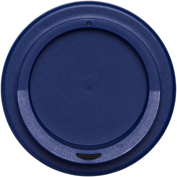 Gobelet isolant Americano® 350ml avec bandeau antidérapant - Blanc / Bleu