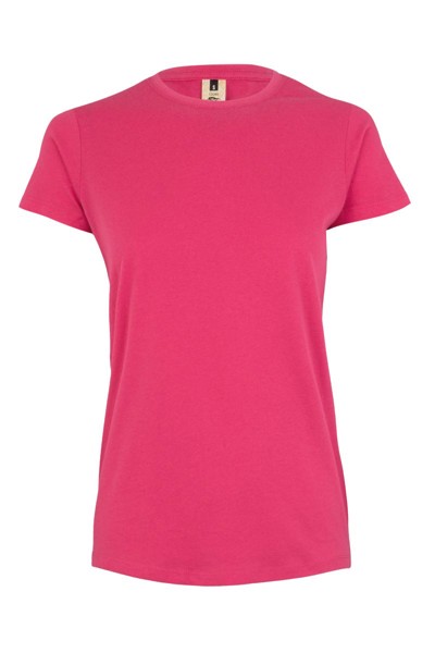 T-SHIRT MANGA CURTA MULHER CORAL
