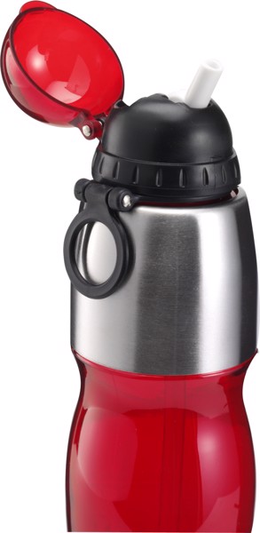PS and stainless steel bottle - Green