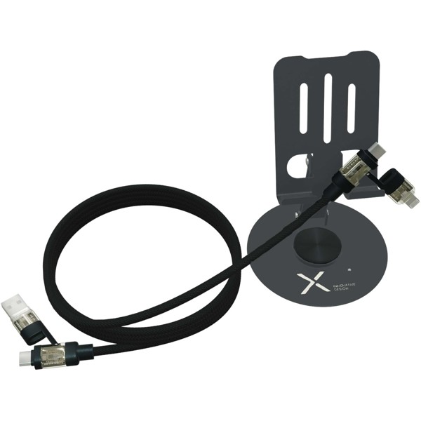 SCX.design O34 360° telefoonhouder met 240 W 4 in 1 oplaadkabel