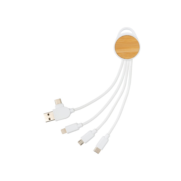 XD - RCS recycled plastic Ontario 6-in-1 round cable