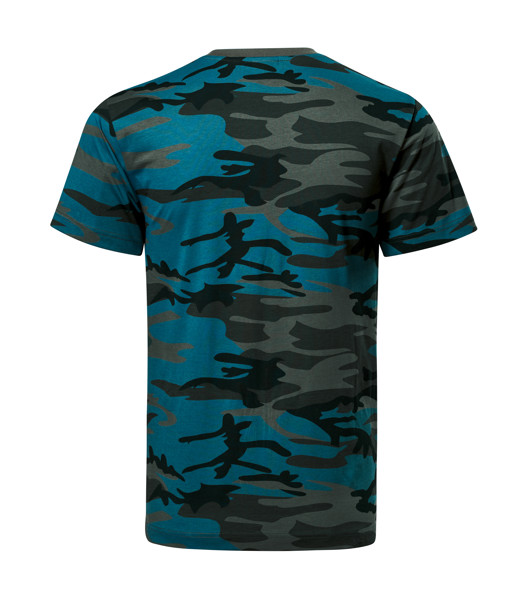 Tričko Unisex Malfini® Camouflage - Camouflage Petrol / 2XL
