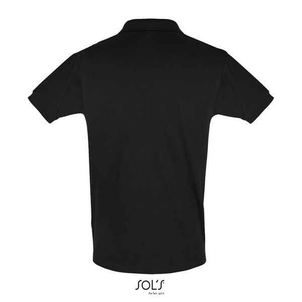 PERFECT MEN Polo homen 180g - Preto4XL